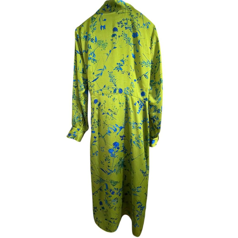 I.N.C. International Concepts‎ Women's Printed Satin Midi Wrap Dress - Picture 4 of 5